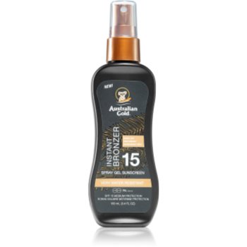 Australian Gold Instant Bronzer spray protector pentru plajă cu efect autobronzant - imagine 2